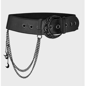 Killstar Women's Black Trip To The Moon Statement Belt 3x